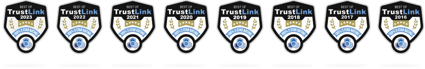 8 years in a row #1 rating with TrustLink